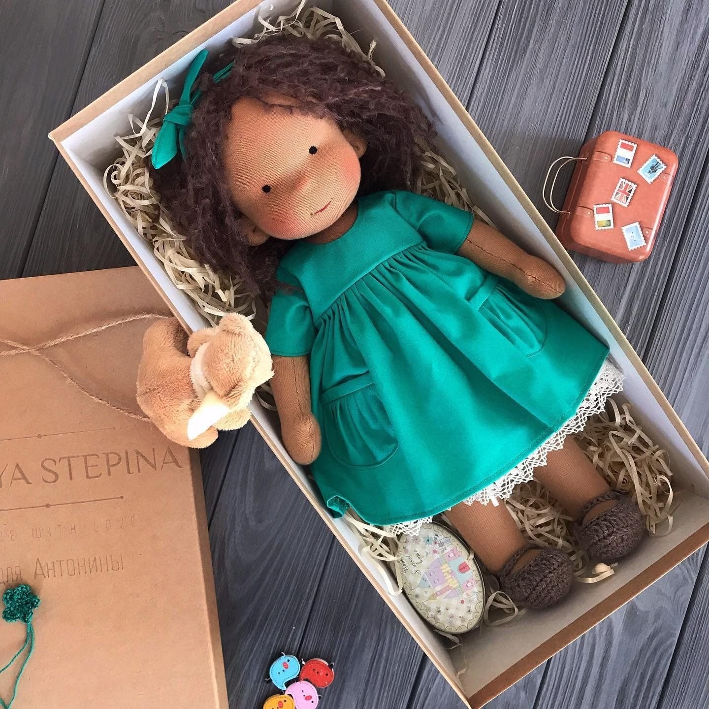 ALL🎁🎁The Best Gift for Kids-Handmade Waldorf Doll👧(Buy2 Free Shipping) - Image 9