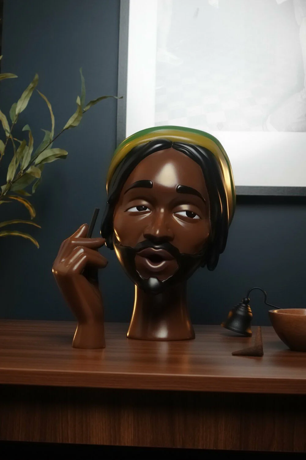 Head Incense Burner Black Woman - Image 13