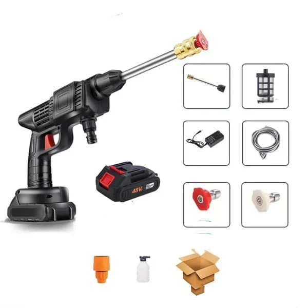 Cordless Portable High Pressure Spray Water Gun - Image 6