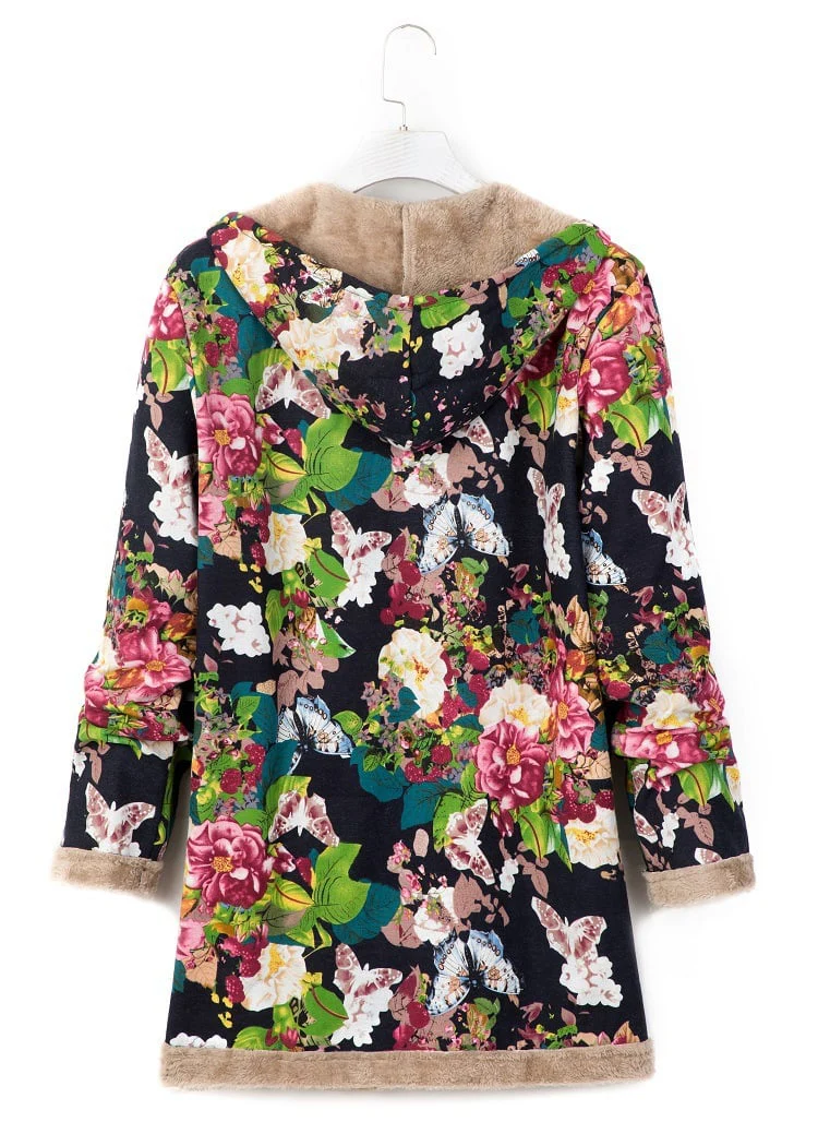 Hooded Wool Vintage Women's Jacket - Image 11