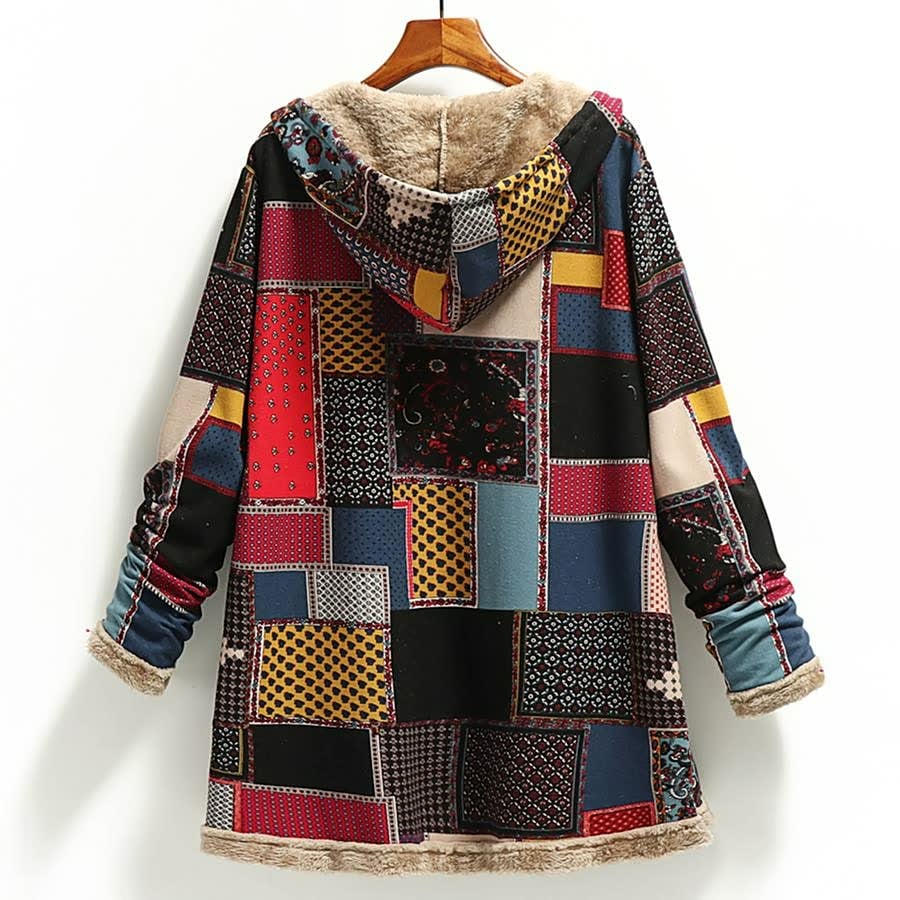 Hooded Wool Vintage Women's Jacket - Image 4