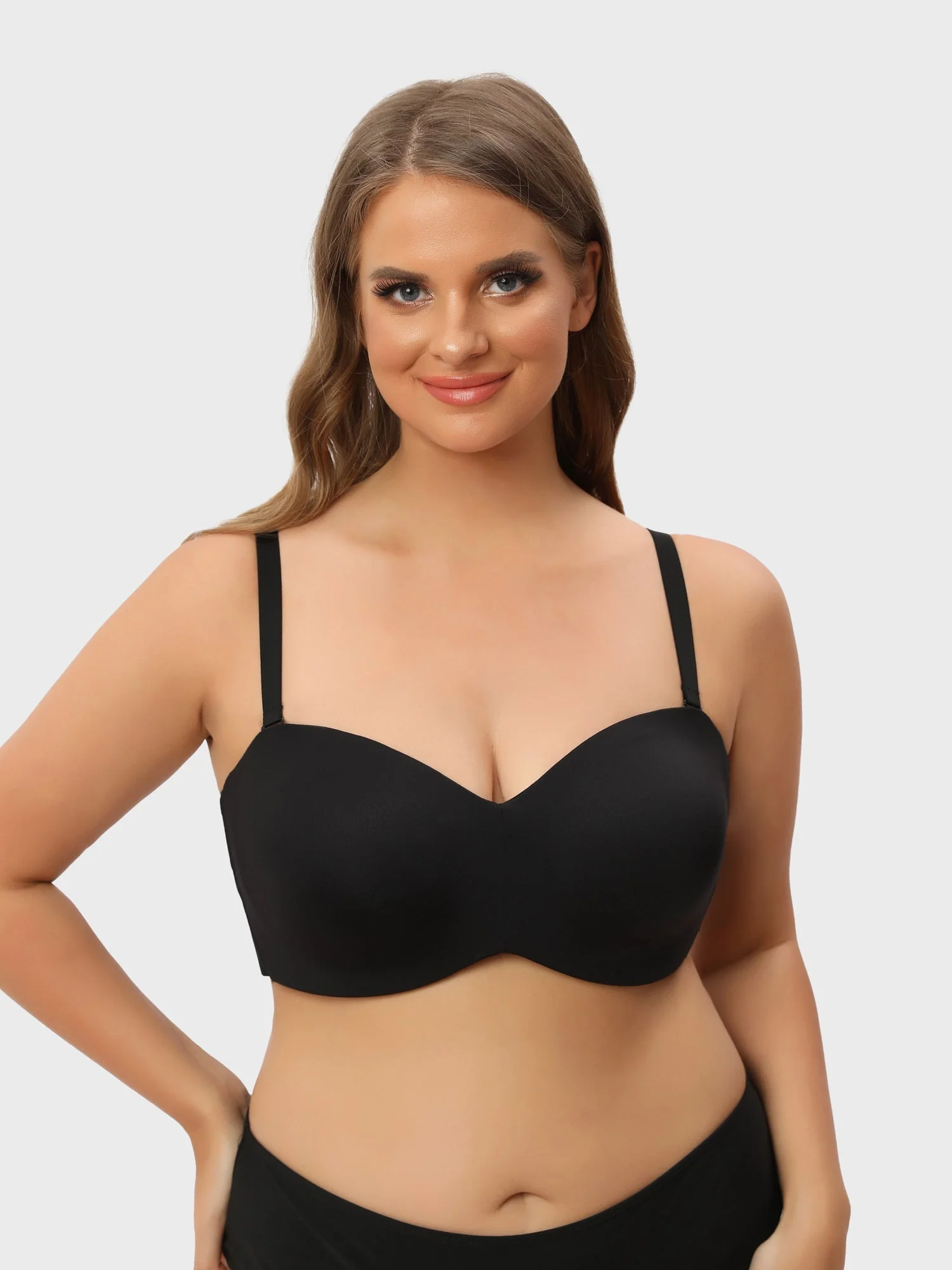 HOT SALE Plus Size Non-Slip Convertible Bandeau Bra - Image 4