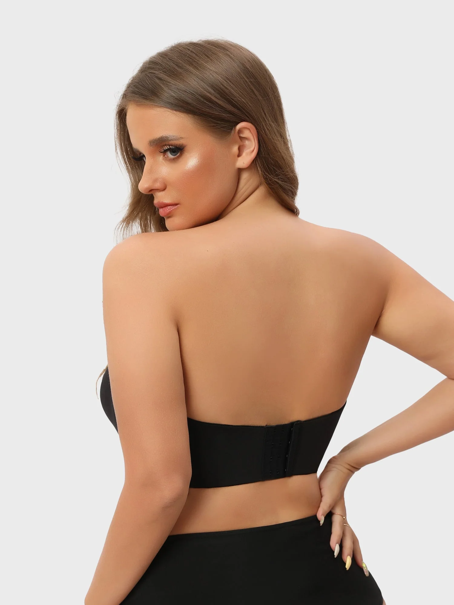 HOT SALE Plus Size Non-Slip Convertible Bandeau Bra - Image 5