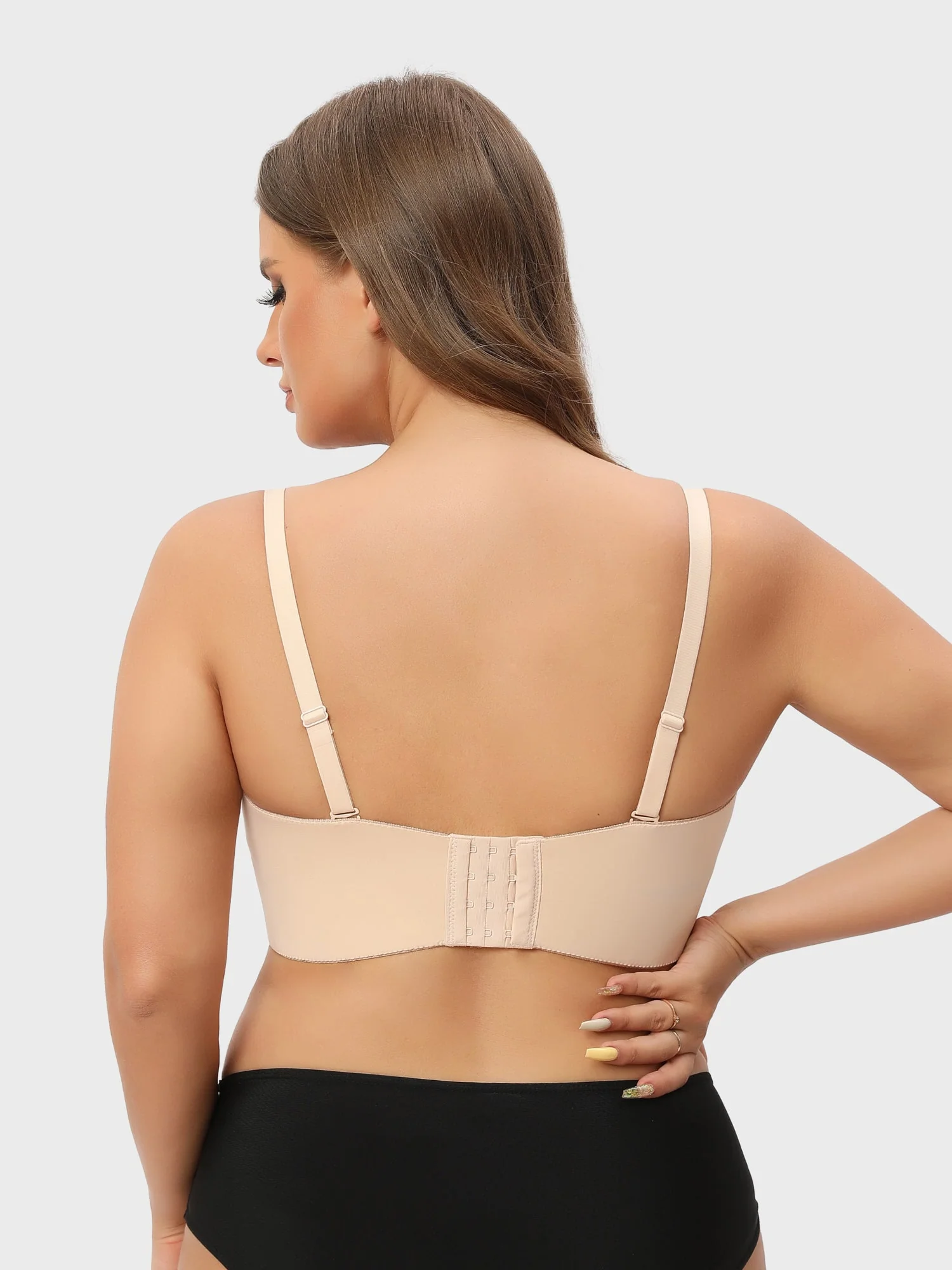 HOT SALE Plus Size Non-Slip Convertible Bandeau Bra - Image 9