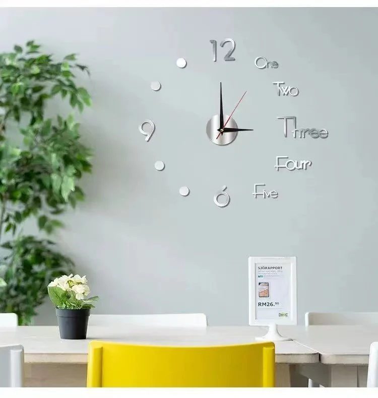 MODERN DIY PUNCH-FREE WALL CLOCK - Image 10