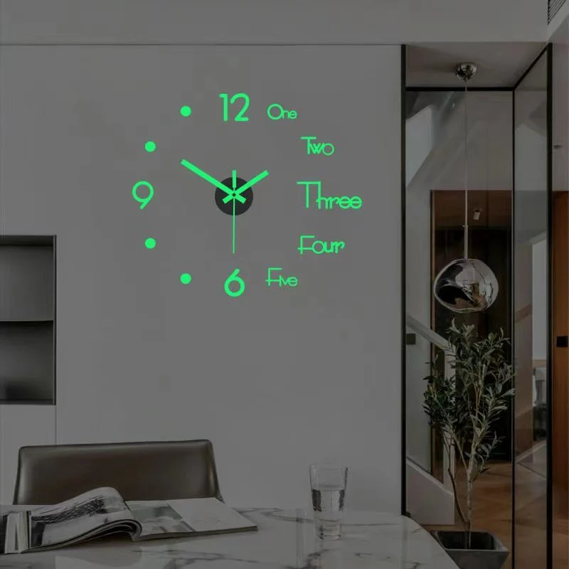 MODERN DIY PUNCH-FREE WALL CLOCK - Image 14