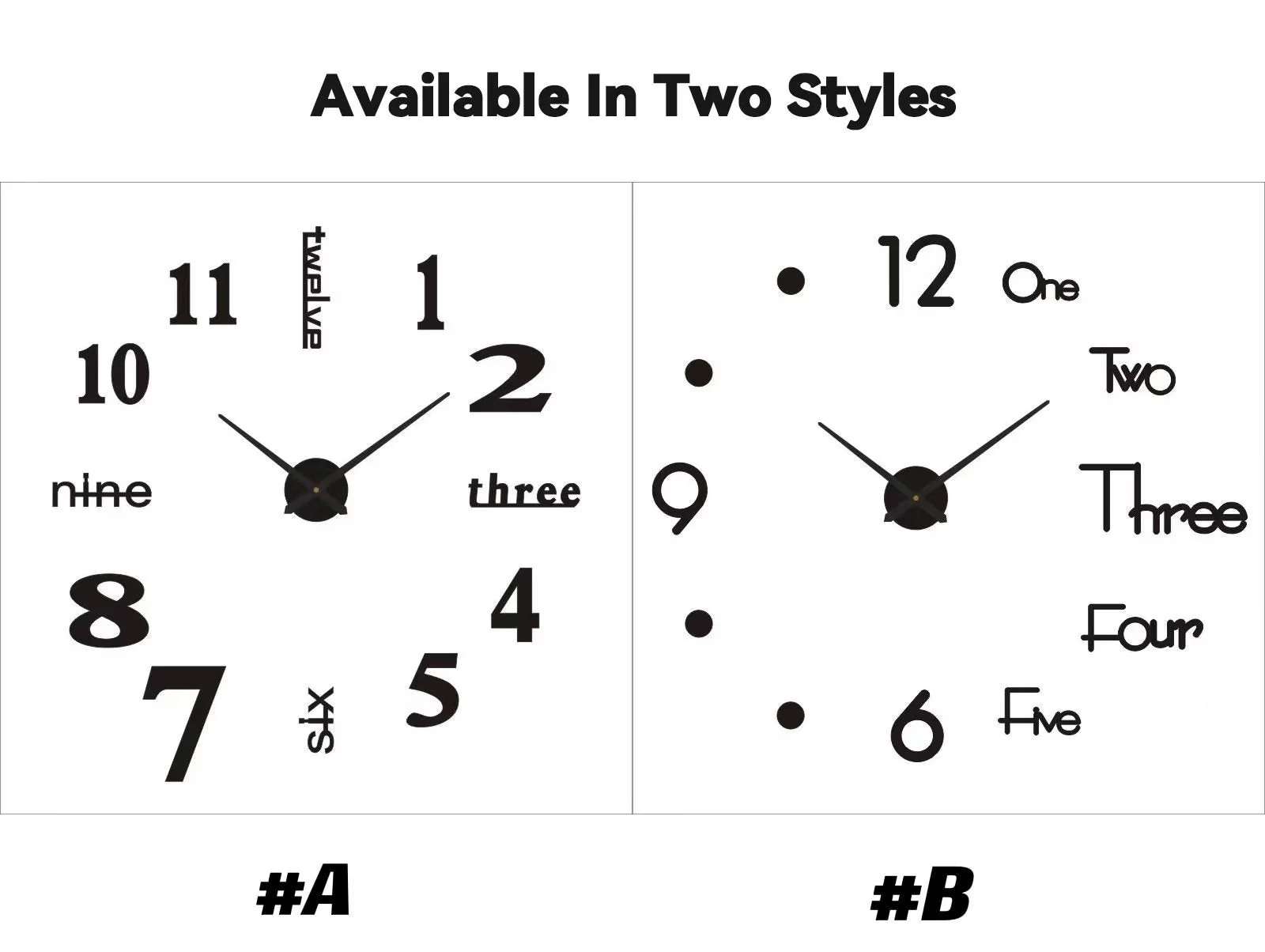 MODERN DIY PUNCH-FREE WALL CLOCK - Image 16