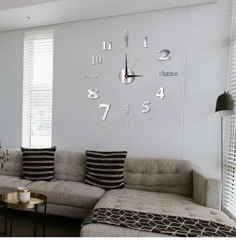 MODERN DIY PUNCH-FREE WALL CLOCK - Image 2