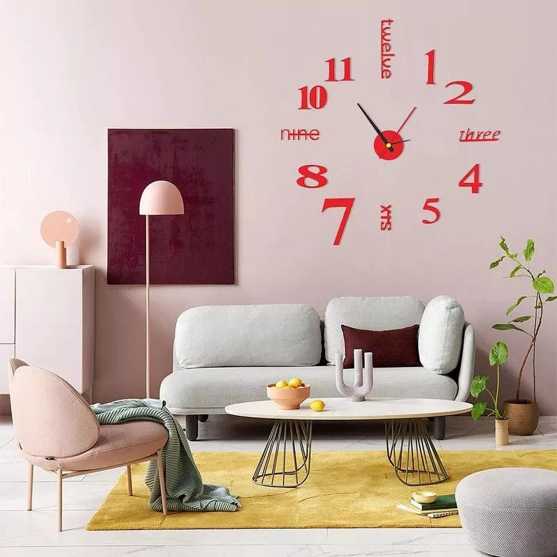 MODERN DIY PUNCH-FREE WALL CLOCK - Image 4