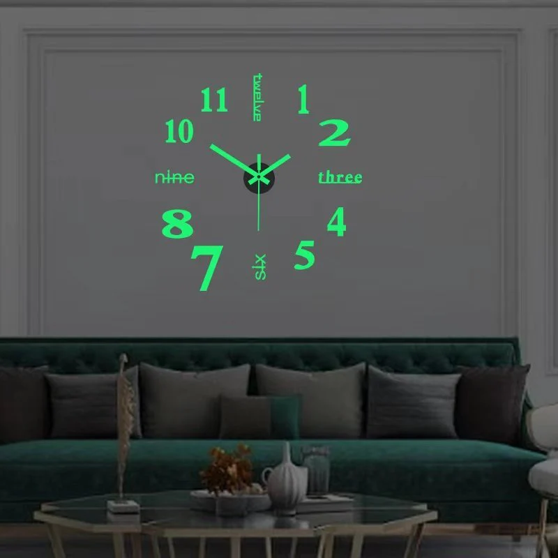 MODERN DIY PUNCH-FREE WALL CLOCK - Image 6