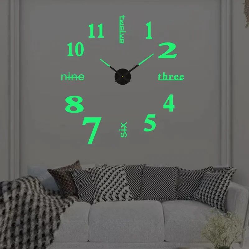 MODERN DIY PUNCH-FREE WALL CLOCK - Image 7