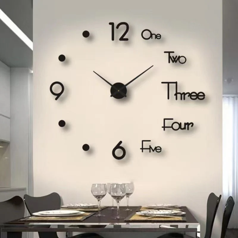 MODERN DIY PUNCH-FREE WALL CLOCK - Image 9
