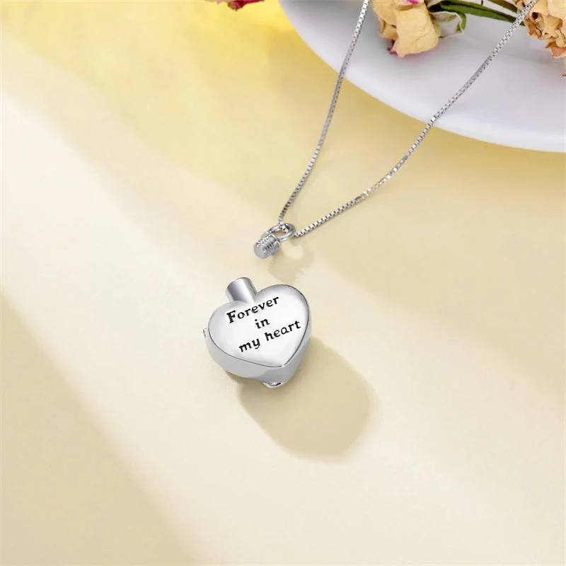 Hummingbird Urn Necklace for Ashes Sterling Silver with Crystal Cremation Jewelry w/Funnel Filler Keepsake Memory Jewelry for Women Girls - Image 7