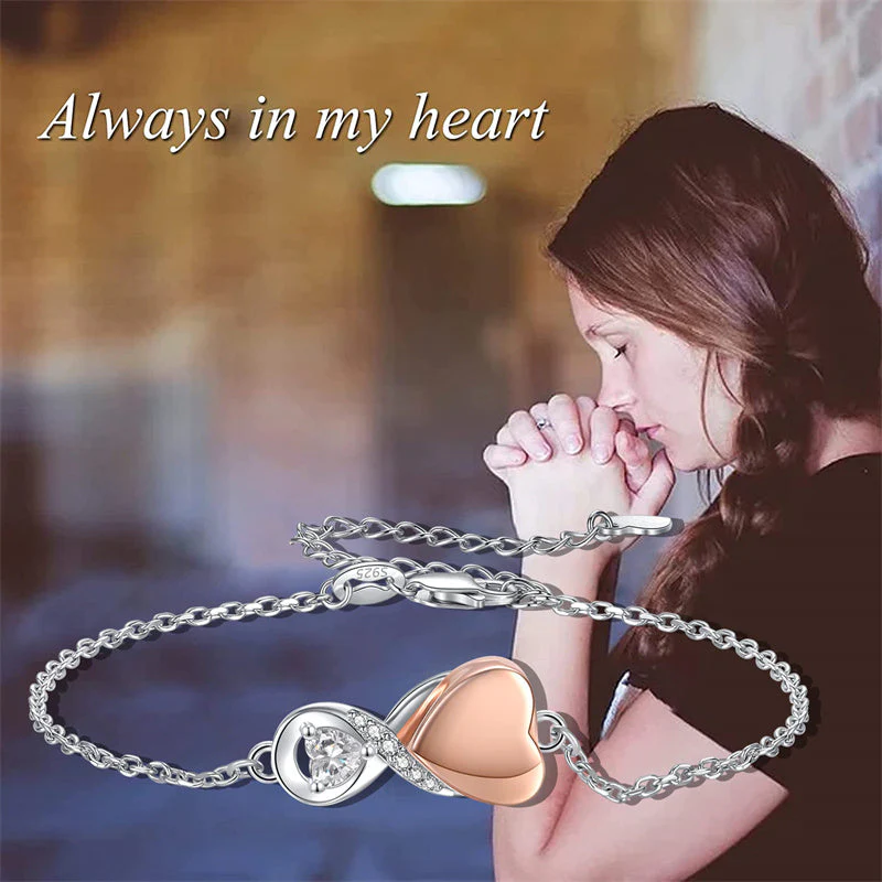 Infinity Urn Bracelet for Ashes for Women Ashes Keepsake Memorial Jewelry Gifts for A Loss of Loved Ones - Image 6