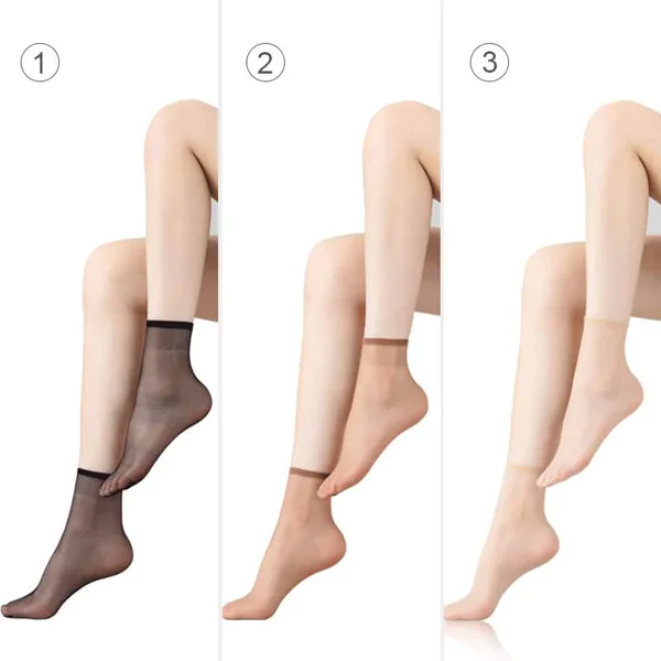 Invisible, Slip-resistant Crystal Silk Socks - Image 4