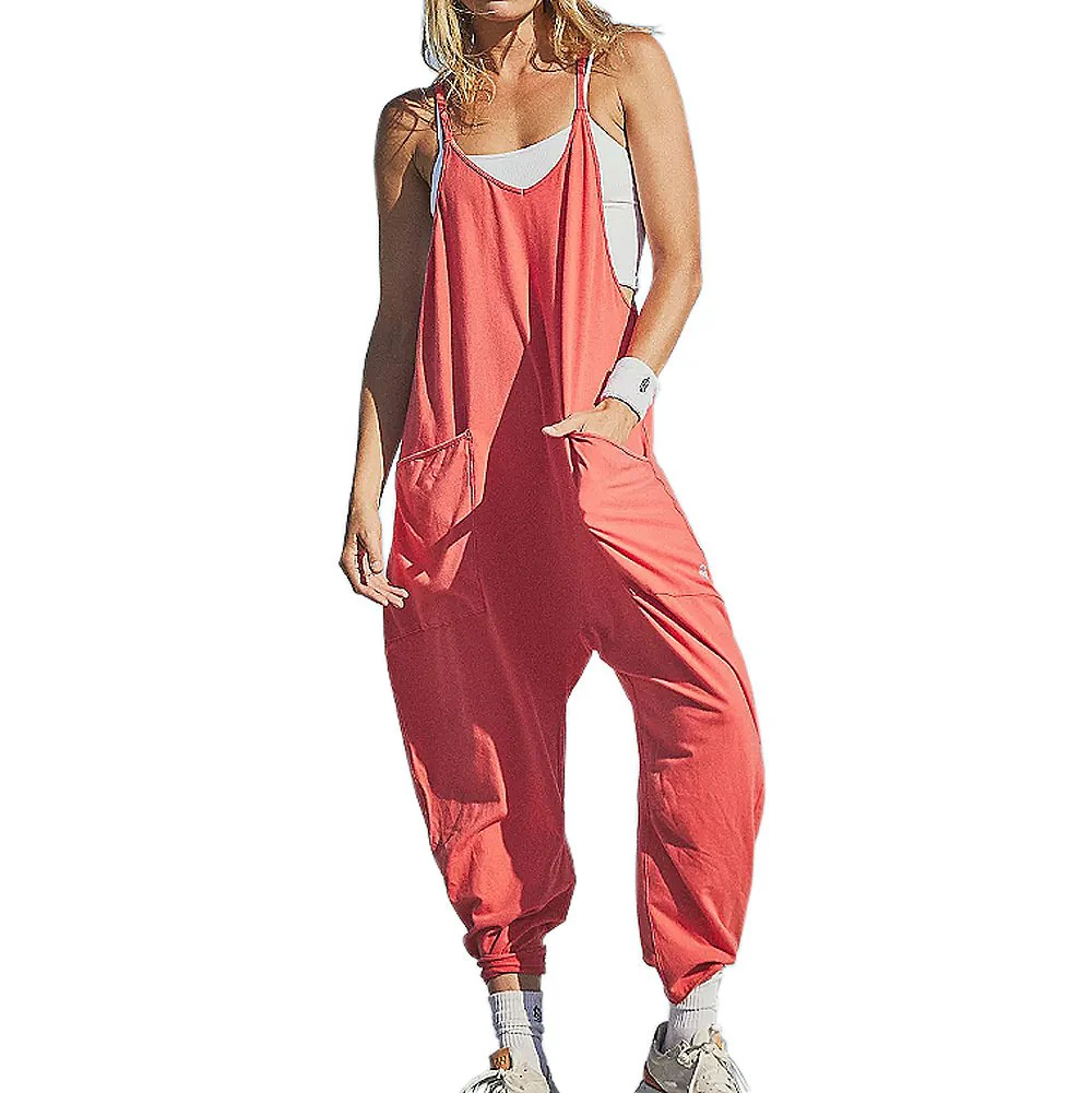 Wide Leg Jumpsuit with Pockets - Image 13
