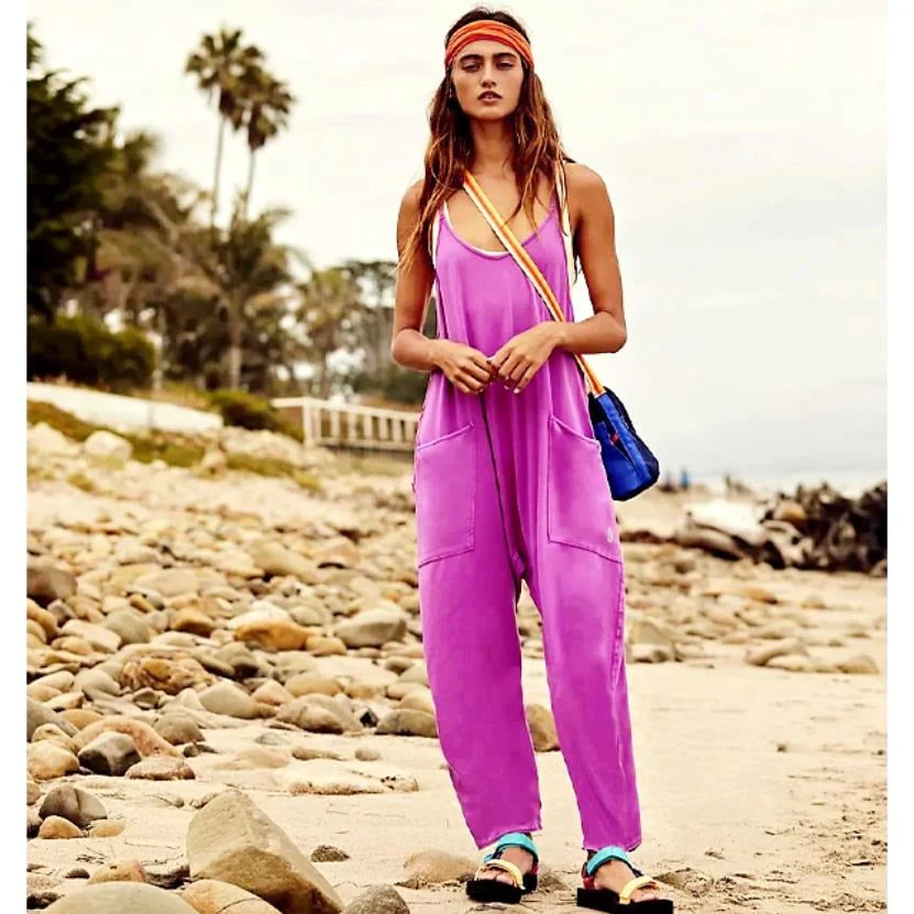 Wide Leg Jumpsuit with Pockets - Image 14