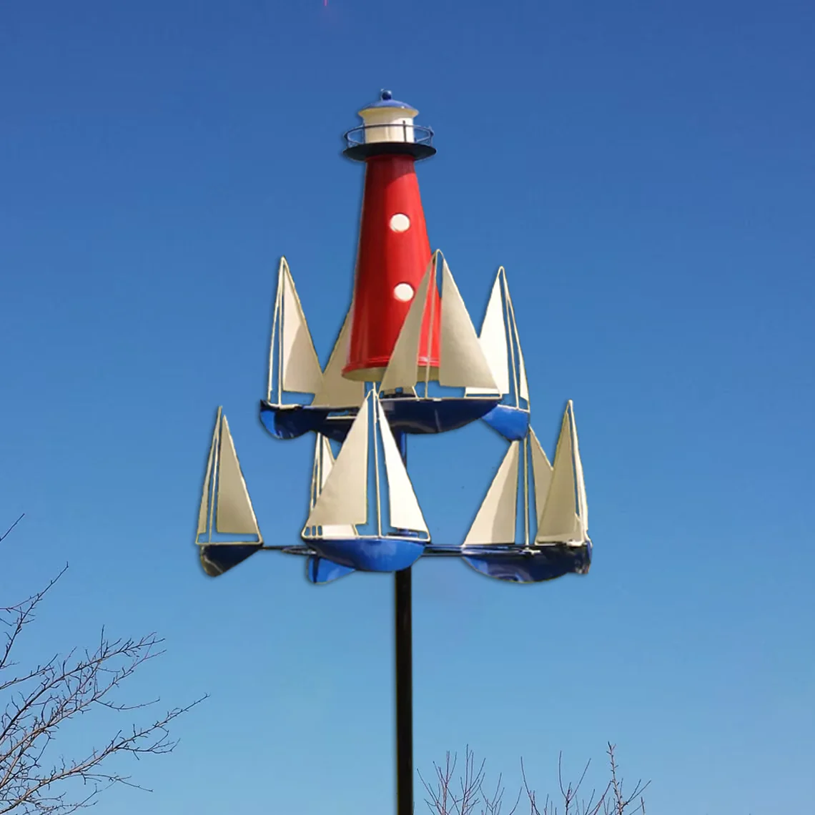 Kinetic Art Wind Sculpture - Image 3