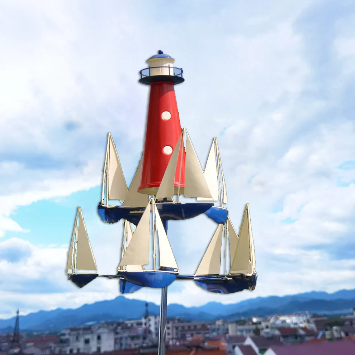 Kinetic Art Wind Sculpture - Image 4