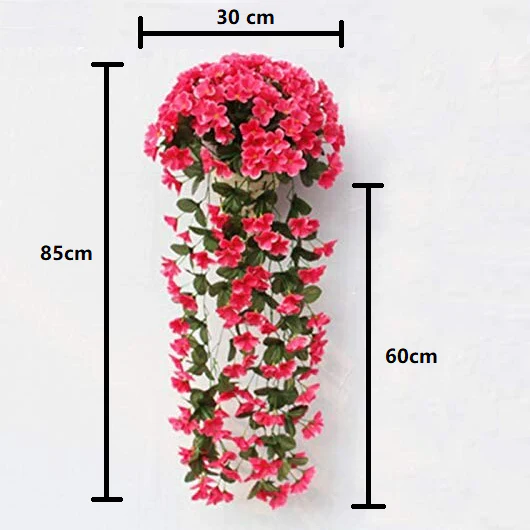 Vivid Artificial Hanging Orchid Bunch - Image 13