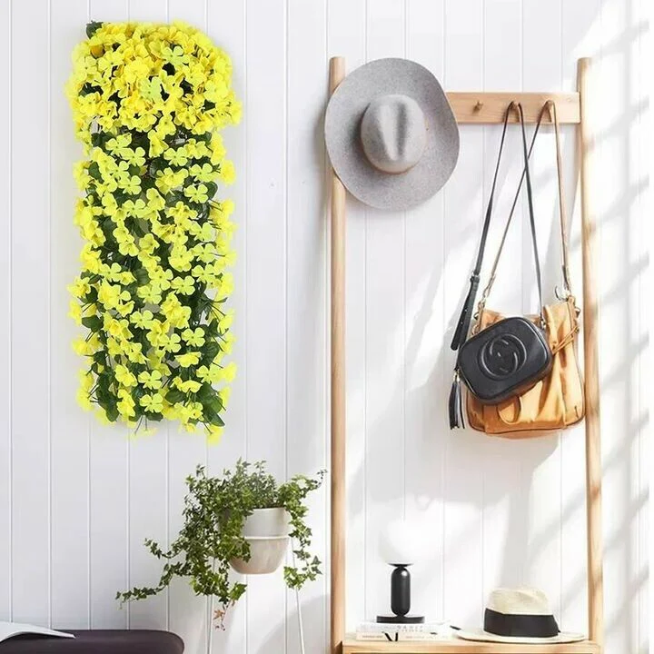 Vivid Artificial Hanging Orchid Bunch - Image 14