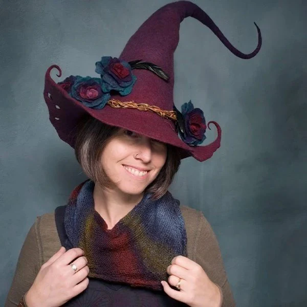 Halloween Party Felt Witch Hats - Image 10