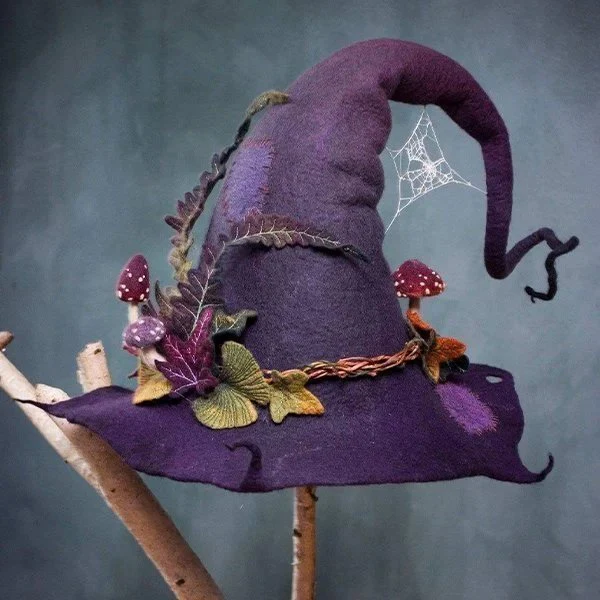 Halloween Party Felt Witch Hats - Image 2