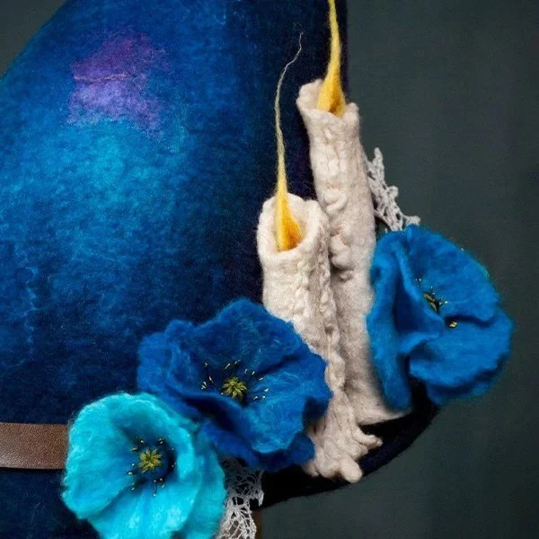 Halloween Party Felt Witch Hats - Image 4