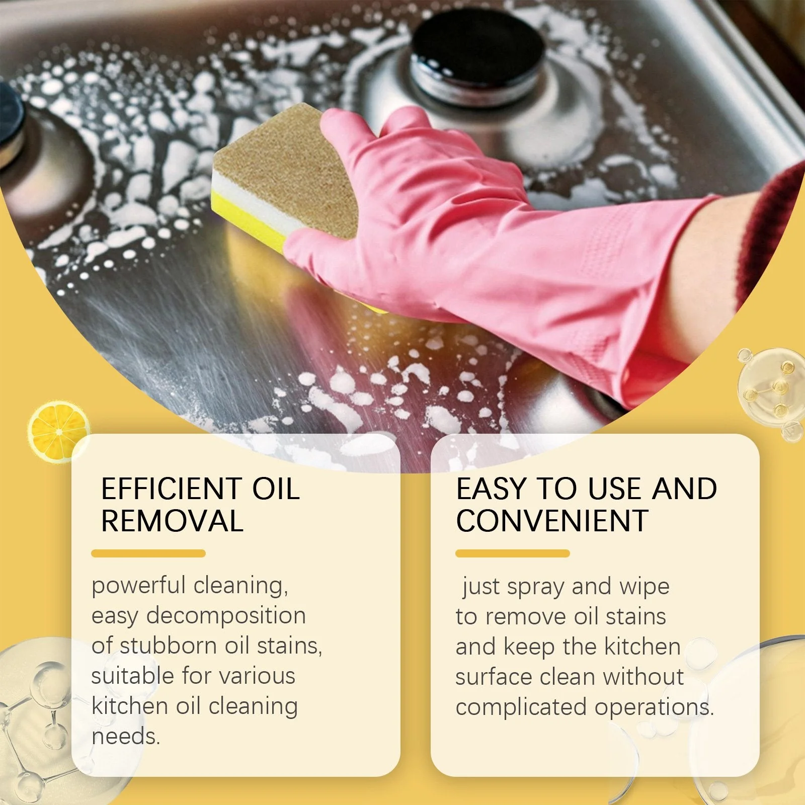 🎁✨Multi-Purpose Kitchen Heavy Oil Cleaner Spray🔥2025 Kitchen Hot Sale 🔥 - Image 2