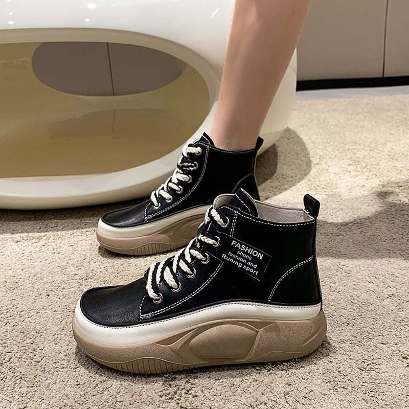 Women's High Top Thick Sole Martin Boots - Image 10