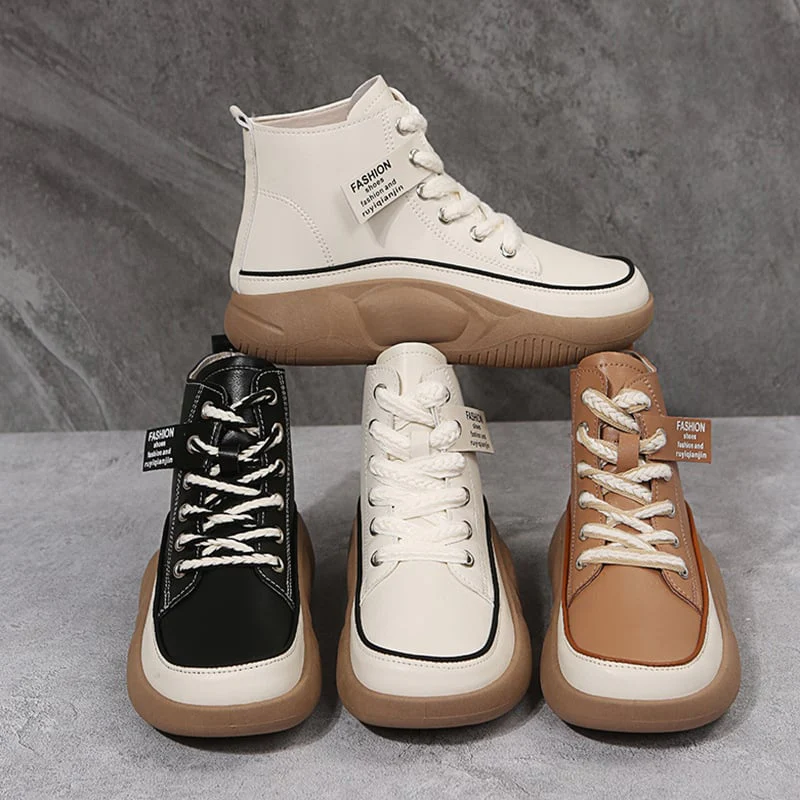Women's High Top Thick Sole Martin Boots - Image 7