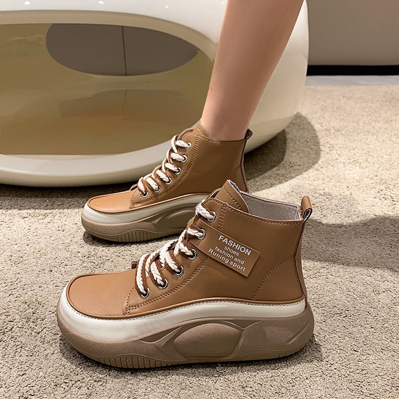 Women's High Top Thick Sole Martin Boots - Image 9