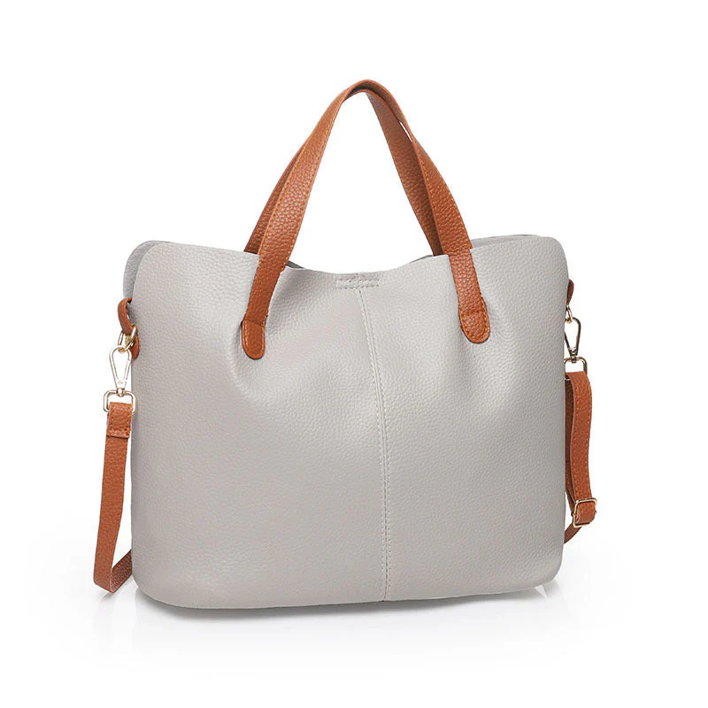 Latest Soft Leather Tote Bag - Image 4