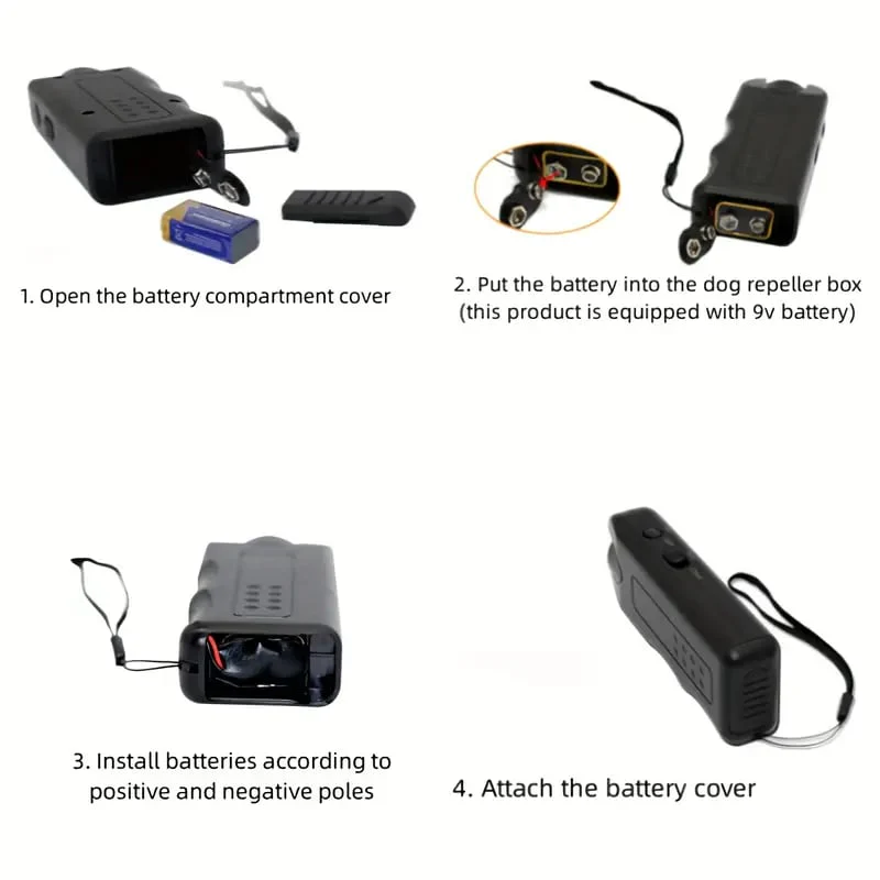 Handheld Bark Control Luminous Ultrasonic Dog Repeller - Image 7