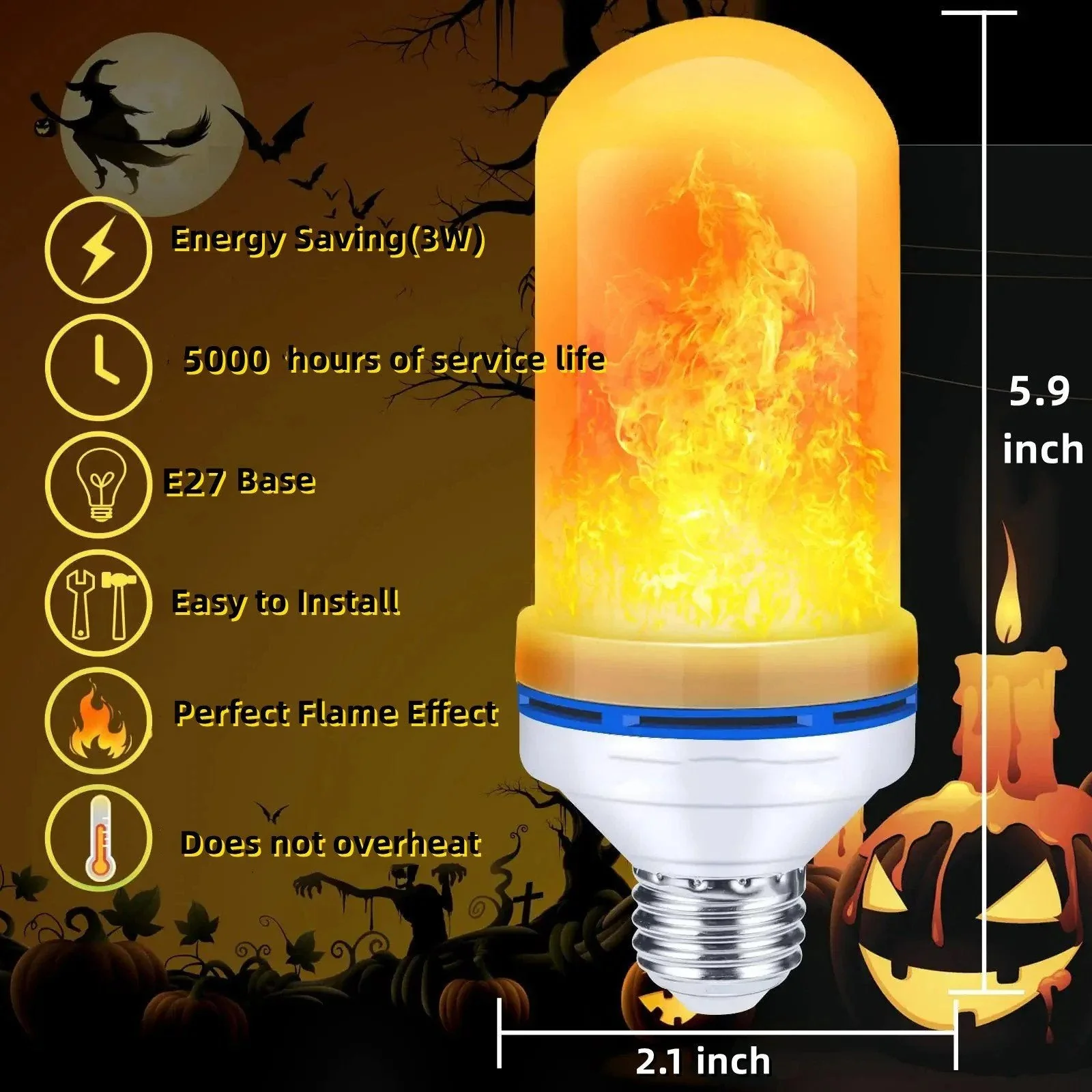 HOT SALE 2023 UPGRADE LED FLAME LIGHT BULB - Image 3