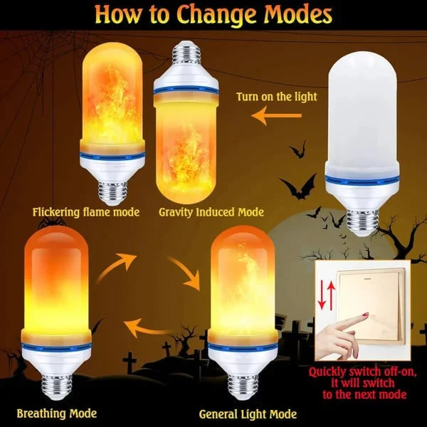 HOT SALE 2023 UPGRADE LED FLAME LIGHT BULB - Image 7