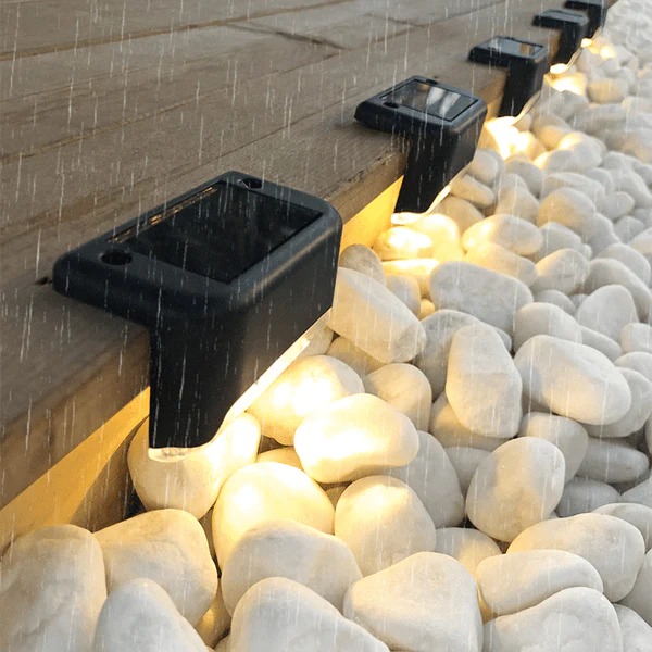 LED Solar Lamp Path Staircase Outdoor Waterproof Wall Light-BUY MORE SAVE MORE - Image 3