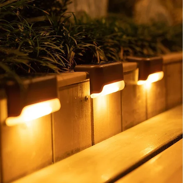 LED Solar Lamp Path Staircase Outdoor Waterproof Wall Light-BUY MORE SAVE MORE - Image 11