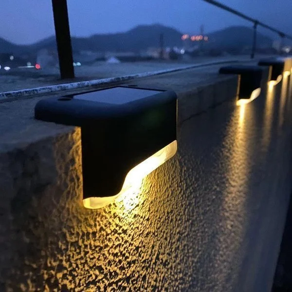 LED Solar Lamp Path Staircase Outdoor Waterproof Wall Light-BUY MORE SAVE MORE - Image 6