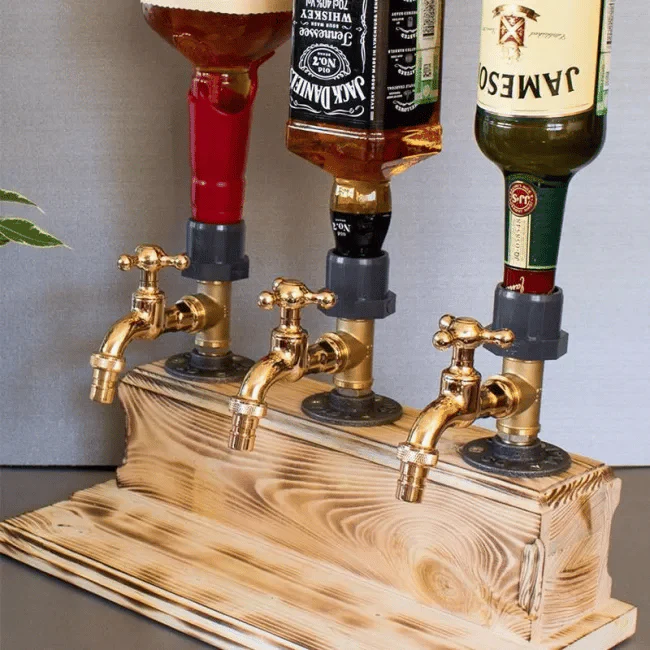 Liquor Alcohol Whiskey wood Dispenser - Image 4