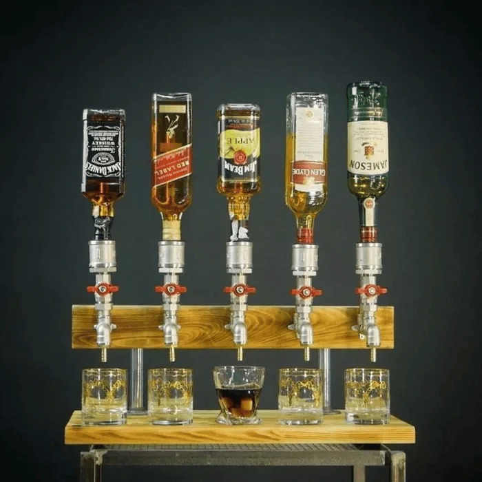 Liquor Alcohol Whiskey wood Dispenser - Image 5