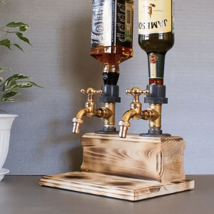 Liquor Alcohol Whiskey wood Dispenser - Image 6