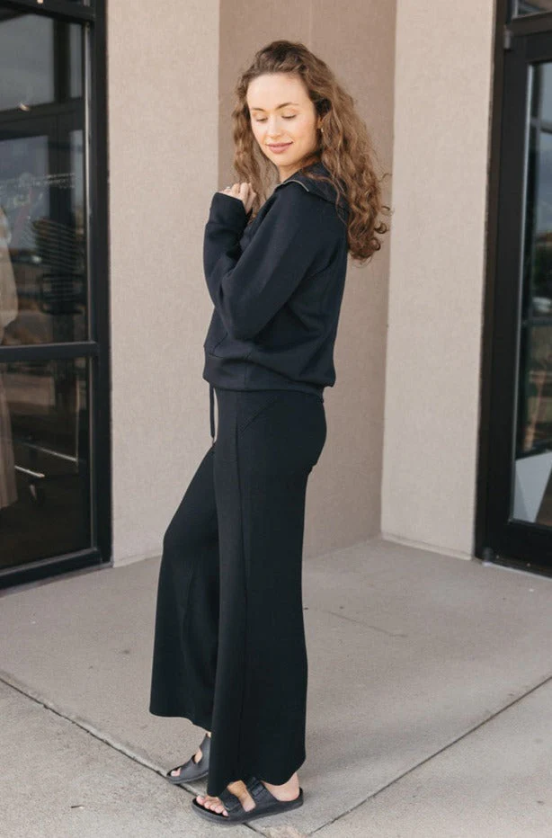 Long Sleeve Wide Leg Jumpsuit - Image 2