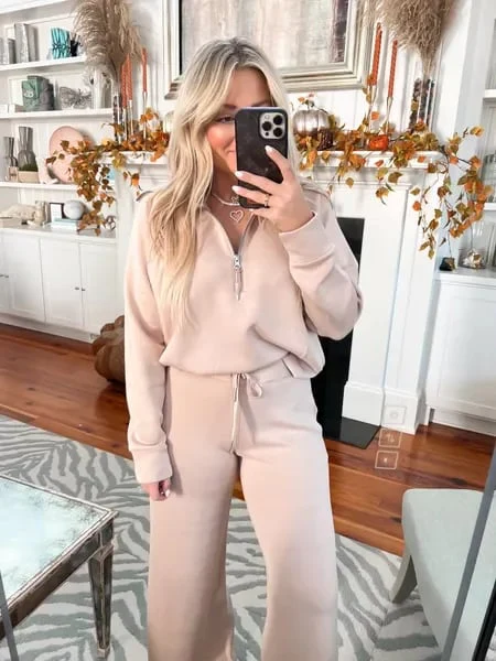 Long Sleeve Wide Leg Jumpsuit - Image 26
