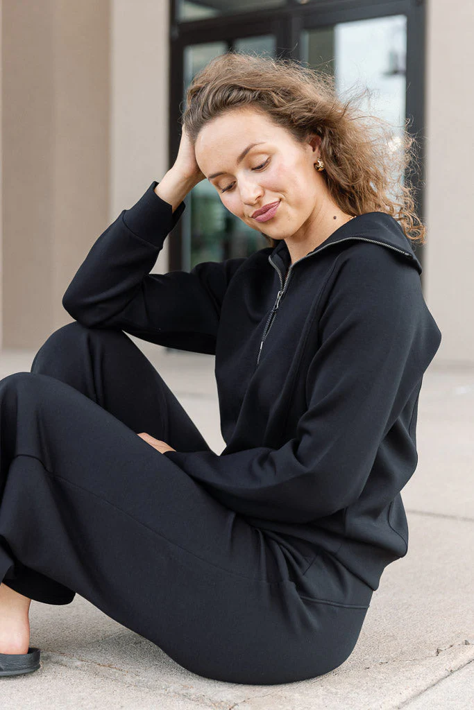 Long Sleeve Wide Leg Jumpsuit - Image 6