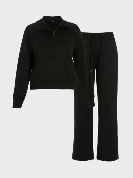 Long Sleeve Wide Leg Jumpsuit - Image 7