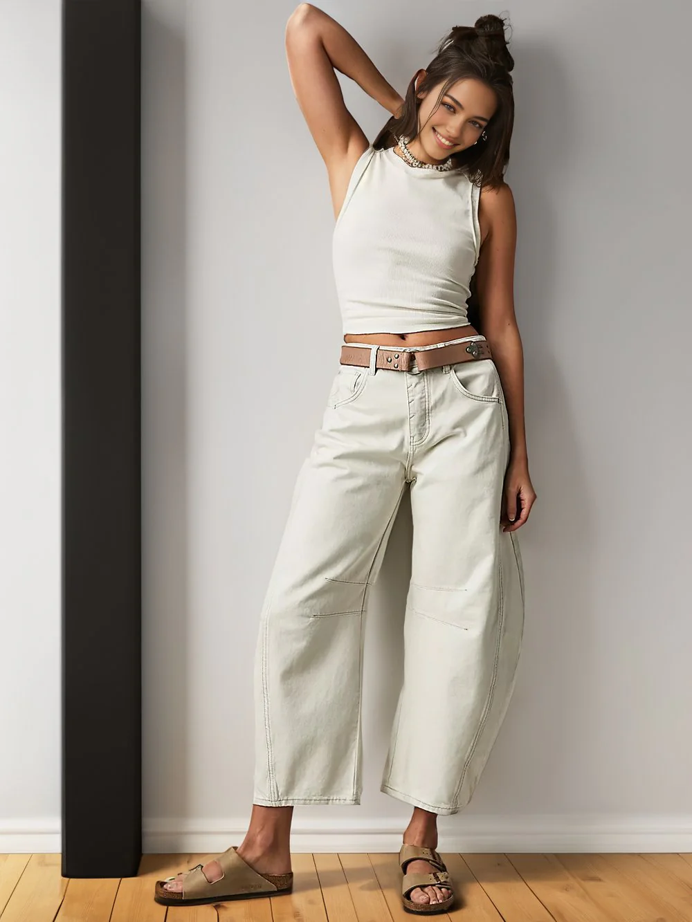 2025 Mid-Rise Barrel Jeans (BUY 2 Free Shipping) - Image 16