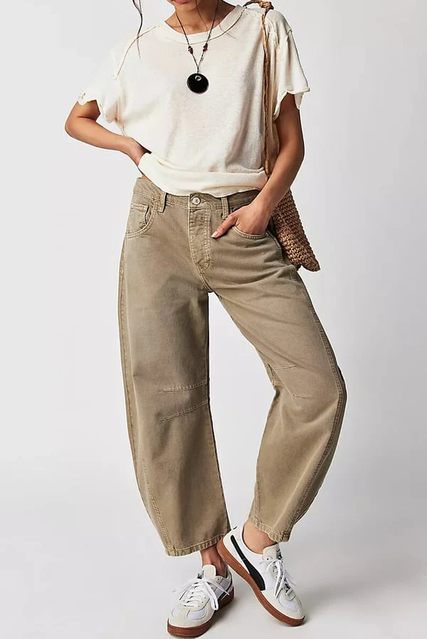 2025 Mid-Rise Barrel Jeans (BUY 2 Free Shipping) - Image 22