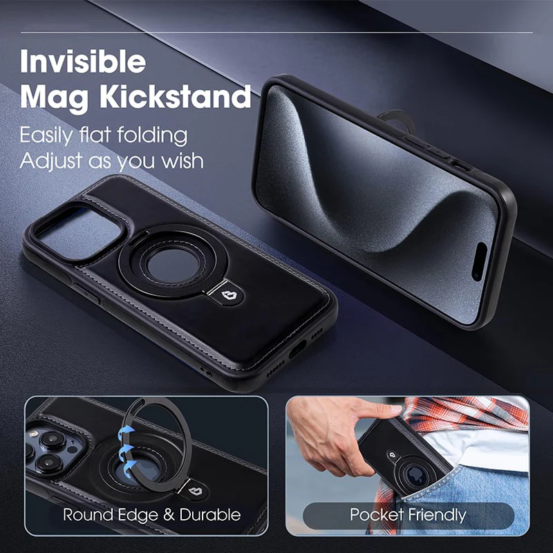 Luxurious Invisible Stand iPhone Case - Image 2