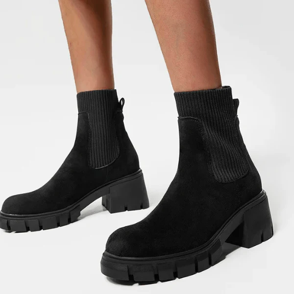 New Autumn And Winter Suede Boots - Image 10